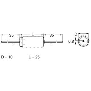 FTCAP A47104010025 / 1010480 Elektrolytische condensator Axiaal bedraad 470 µF 40 V (Ø x l) 10 mm x 25 mm 1 stuk(s)