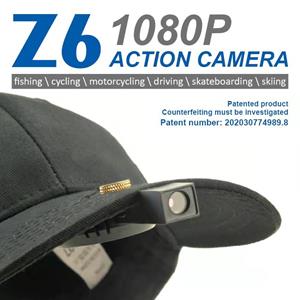 Topmall HD Sport Camera DV voor wandelen en rijden hoofd dragen honkbal hoed actie camera motorfiets dash camera