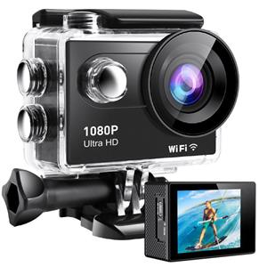 TOMTOP JMS 1080P Ultra HD-actiecamera met 2,0 inch LCD-scherm 12 MP 30 m waterdicht Anti-trillen 120 graden groothoek