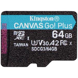 Kingston Canvas Go! Plus microSD-kaart 64 GB Class 10 UHS-I