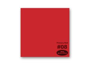 Savage Achtergrondrol 1,38 x 11 - Primary Red (nr 08)