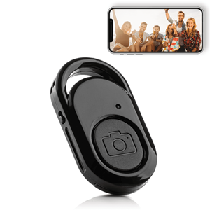 MOJOGEAR Bluetooth remote shutter afstandsbediening voor smartphone camera - Robuust - Zwart