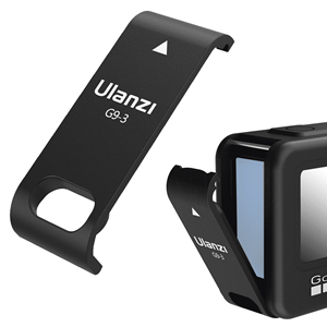 Ulanzi G9-3 batterijklep kunststof met oplaadaansluiting voor GoPro Hero 9 / Hero 10 / Hero 11 / Hero 12