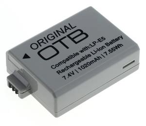 OTB Camera accu compatibel met Canon LP-E5 / 1020 mAh | 