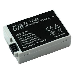 OTB Camera accu compatibel met Canon LP-E8 / 950 mAh | 