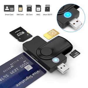 Aibey USB 3.0 2.0 Smart Card Reader TF Micro SD Memory ID Bank EMV Elektronische DNIE DNI Citizen SIM Cloner Connector Adapter