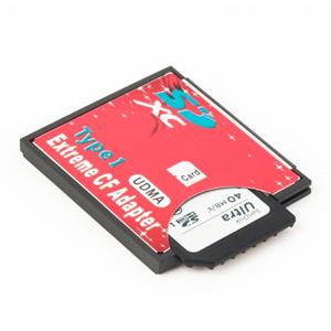 BUY YOU Enkele sleuf voor Micro SD / SDXC TF CF-kaart Type I geheugenkaartlezer adapter voor de nieuwste recorder
