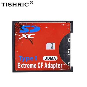 ShenZhen TISHRIC Direct TISHRIC WiFi SD naar CF-kaart SDHC SDXC MMC-adapter naar standaard compact flash type I kaartomzetter UDMA-kaartlezer voor camera