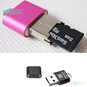 Quicken Car Draagbare Mini USB 2.0 Micro SD TF T-Flash Memory Flash Drive Adapter Kaartlezer