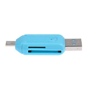 Game House Mini TF / SD-kaartlezer met USB / Micro USB-poort OTG-functie voor slimme telefoon
