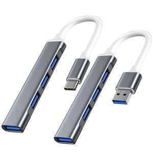 J-3C USB C HUB 3.0 Type C 3.1 4 Port Multi Splitter Adapter OTG voor Xiaomi Lenovo Macbook Pro 13 15 Air Pro PC Computer Accessoires