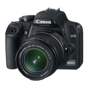 Canon Spiegelreflexcamera EOS 1000D - Zwart +  EF-S 18-55mm f/3.5-5.6 II f/3.5-5.6