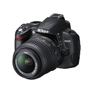 Nikon Reflex  D3000 - Zwart + Lens 18-55mm f/3.5-5.6GVR