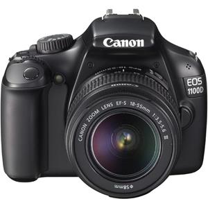Canon Spiegelreflexcamera EOS 1100D - Zwart +  Zoom Lens EF-S 18-55mm f/3.5-5.6 III f/3.5-5.6 III