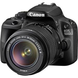 Canon Spiegelreflexcamera EOS 100D - Zwart +  EF-S 18-55 mm f/3.5-5.6 III f/3.5-5.6