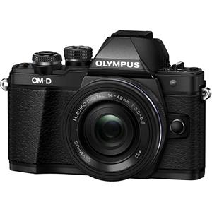 Olympus Hybride camera OM-D E-M10 - Zwart +  M.Zuiko Digital ED 14-42 mm f/3.5-5.6 EZ f/3.5-5.6