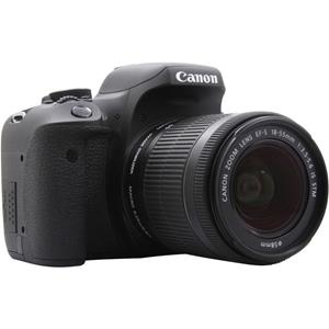 Canon Spiegelreflexcamera  EOS 750D - Zwart + Lens  EF-S 18-55mm f/3.5-5.6 IS STM