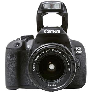 Canon Spiegelreflexcamera EOS 700D - Zwart +  EF-S 18-55mm f/3.5-5.6 IS STM + EF-S 55-250mm f/4-5.6 IS STM f/3.5-5.6 + f/4-5.6
