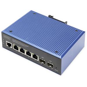 Digitus DN-651155 Industrial Ethernet Switch 4x2 poorten 1 GBit/s