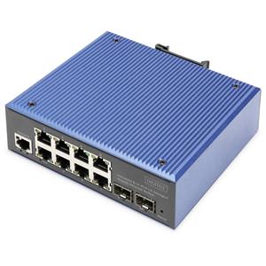 Digitus DN-651156 Industrial Ethernet Switch 8 + 2 poorten 10 / 100 / 1000 MBit/s