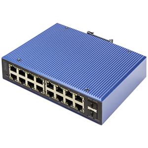 Digitus DN-651159 Industrial Ethernet Switch 16 + 2 poorten 1 GBit/s