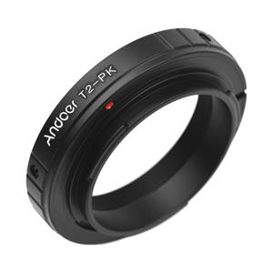 Andoer T2-PK metalen Lens Mount Adapter Ring T/T2 Mount Lens Adapter vervanging voor Pentax