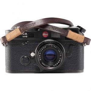 BRONKEY Tokyo #105 - Brown & tanned leather camera strap 120cm