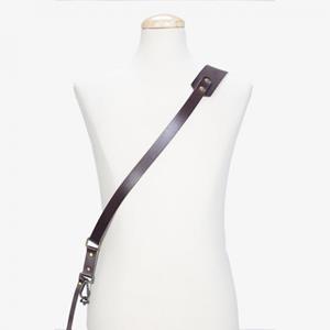 BRONKEY Berlin #602 small - Brown sling leather camera strap