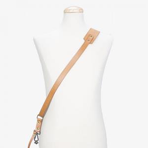 BRONKEY Berlin #603 small - Tanned sling leather camera strap