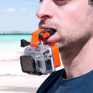 ACC Mond Mount opvallende draagbare camera-essoires surfen mondstuk bite voor GoPro Hero 7/6/5