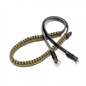LEICA Paracord Strap created by COOPH black/Olive 126cm
