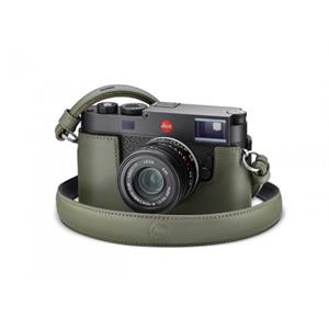 LEICA Carrying Strap leather olive green