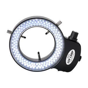 WSSYJAI HAYEAR 6500K Verstelbare 144 LED Ring Light Illuminator Lamp Voor Industrie Stereo Microscoop Lens Camera Vergrootglas 110V 240V Aanpassen