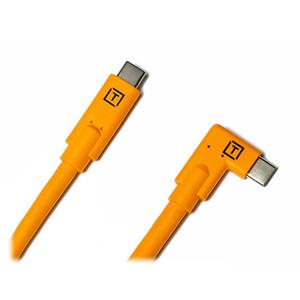 Tether Tools TetherPro USB-C auf USB-C rechter Winkel orange