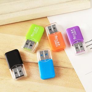 Ribbonka Mini geheugenkaartlezer USB 2.0 Interface Micro SD Tf Flash Draagbare Adapter