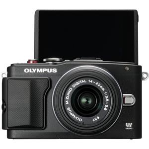 Olympus Hybride camera PEN E-PL6 - Zwart +  M.Zuiko Digital 14-42mm f/3.5-5.6 f/3.5-5.6
