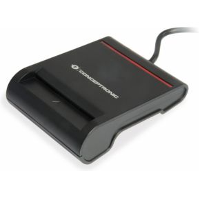 Conceptronic SCR01B smart card reader Zwart USB 2.0