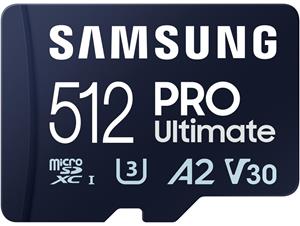 Samsung PRO Ultimate microSD-Speicherkarte inkl. SD Adapter - 512 GB
