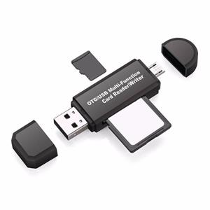 Daily Technology Intelligente multifunctionele OTG-kaartlezer USB 2.0 High Speed SD Micro-SD-kaartlezer USB-adapter