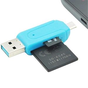 Daily Technology Nuttige USB 2.0 Micro USB OTG Adapter SD T-Flash Geheugenkaart Reader Electroncs Acessories