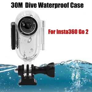 Houmeiwoo Dive Holder Case Waterproof Shell Protection Frame Case For Insta360 GO2 Depth Diving Case