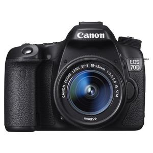 Canon Spiegelreflexcamera EOS 70D - Zwart +   Zoom Lens EF-S 18-55mm f/3.5 - 5.6 IS STM f/3.5-5.6 IS STM