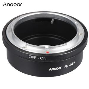 Andoer FD-NEX Adapterring Lensvatting voor Canon FD-lens voor NEX E-vatting