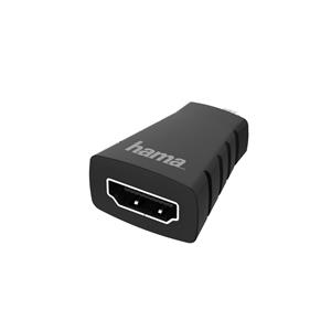 Hama HDMI-adapter, micro-HDMI-stekker - HDMI-aansluiting, Ultra-HD 4K HDMI kabel Zwart