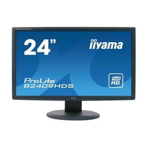Iiyama B2409HDS-1 - 24 inch - 1920x1080 - DVI - HDMI - VGA - Zwart