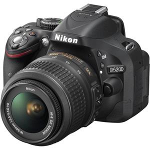 Nikon Spiegelreflexcamera D5200 - Zwart +  AF-S DX Nikkor 18-55mm f/3.5-5.6G ED VR f/3.5-5.6