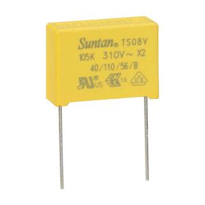 Suntan TS08V0A9105KBB0G0R Folienkondensator 1 µF 310V 10% 10mm (L x B) 19mm x 26.5mm