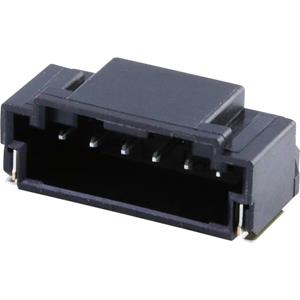 Molex 5023520601 Male header, inbouw (standaard) Totaal aantal polen: 6 Rastermaat: 2 mm Inhoud: 1 stuk(s) Tape on Full reel