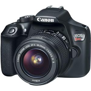 Canon Reflex  EOS Rebel T6 - Zwart + Lens  18-55mm f/3.5-5.6ISII