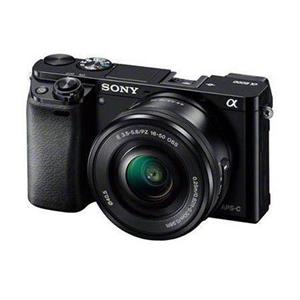 Sony Hybride camera A6000 - Zwart +   E 16-50 mm f/3.5-5.6 PZ OSS f/3.5-5.6